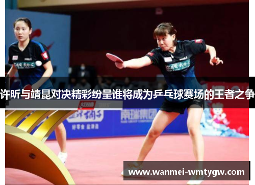 许昕与靖昆对决精彩纷呈谁将成为乒乓球赛场的王者之争